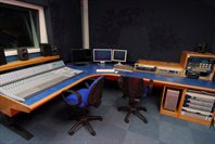 CTS studio with mixing board
