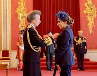 DMU business graduate awarded MBE by Her Royal Highness, Princess Anne