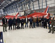 Red Arrows pilots reveal flying secrets to DMU Aeronautical Engineering students