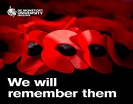 Join a two-minute silence on Remembrance Day
