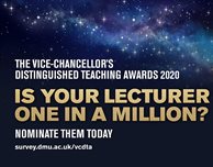 Is your lecturer one in a million? Nominate them for a VCDTA