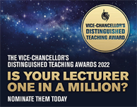 Nominate a staff member for a Distinguished Teaching Award