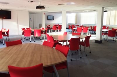 Lecture theatres and classrooms on the De Montfort University campus