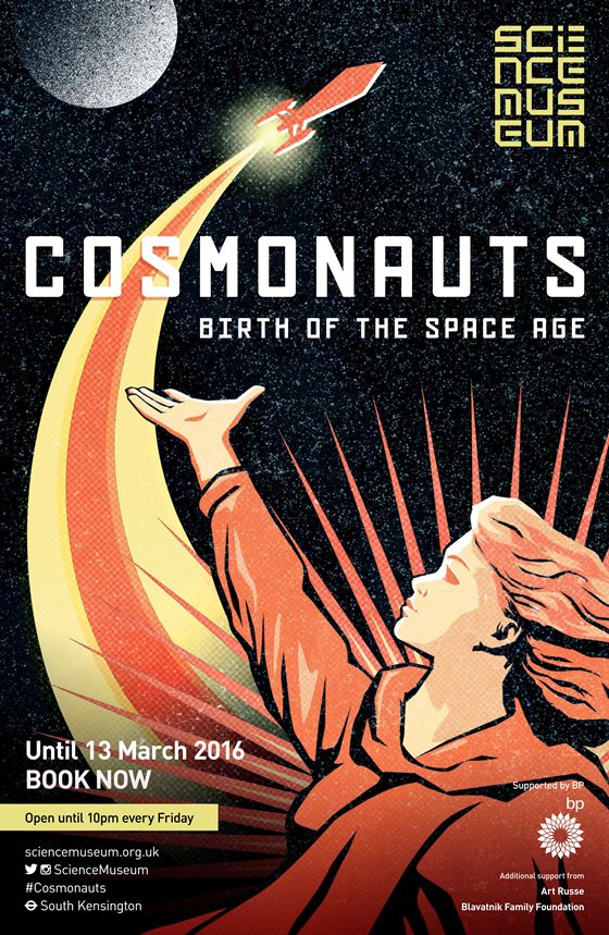 Cosmonauts exhibition Poster, c.Science Museum 2015