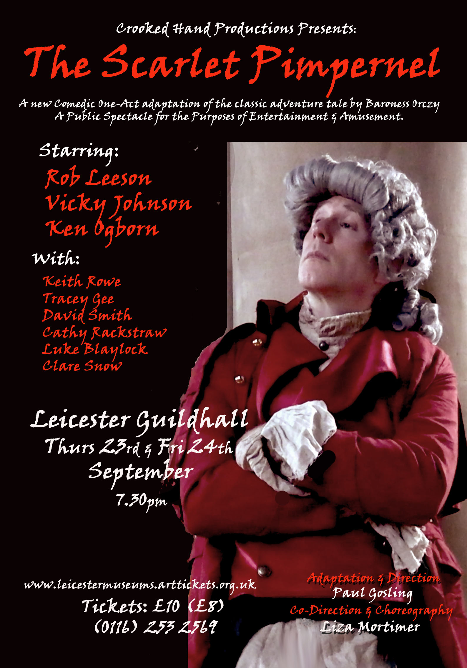 Scarlet Pimpernel A3 poster draft copy