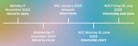 ACE internships timeline