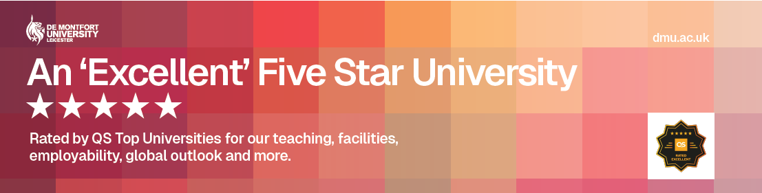 An ‘Excellent’ Five Star Rated University. Rated by QS Top Universities for our teaching, facilities, employability, global outlook and more.