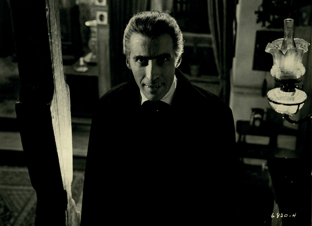 Christopher Lee as Dracula, 1958