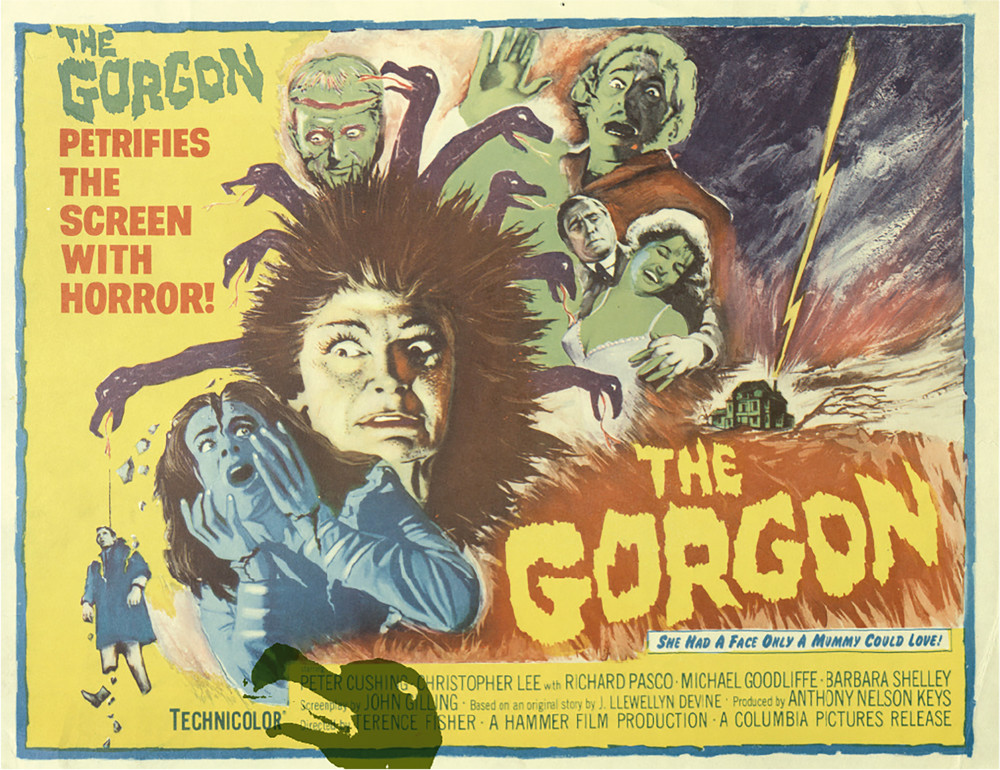British quad poster, The Gorgon