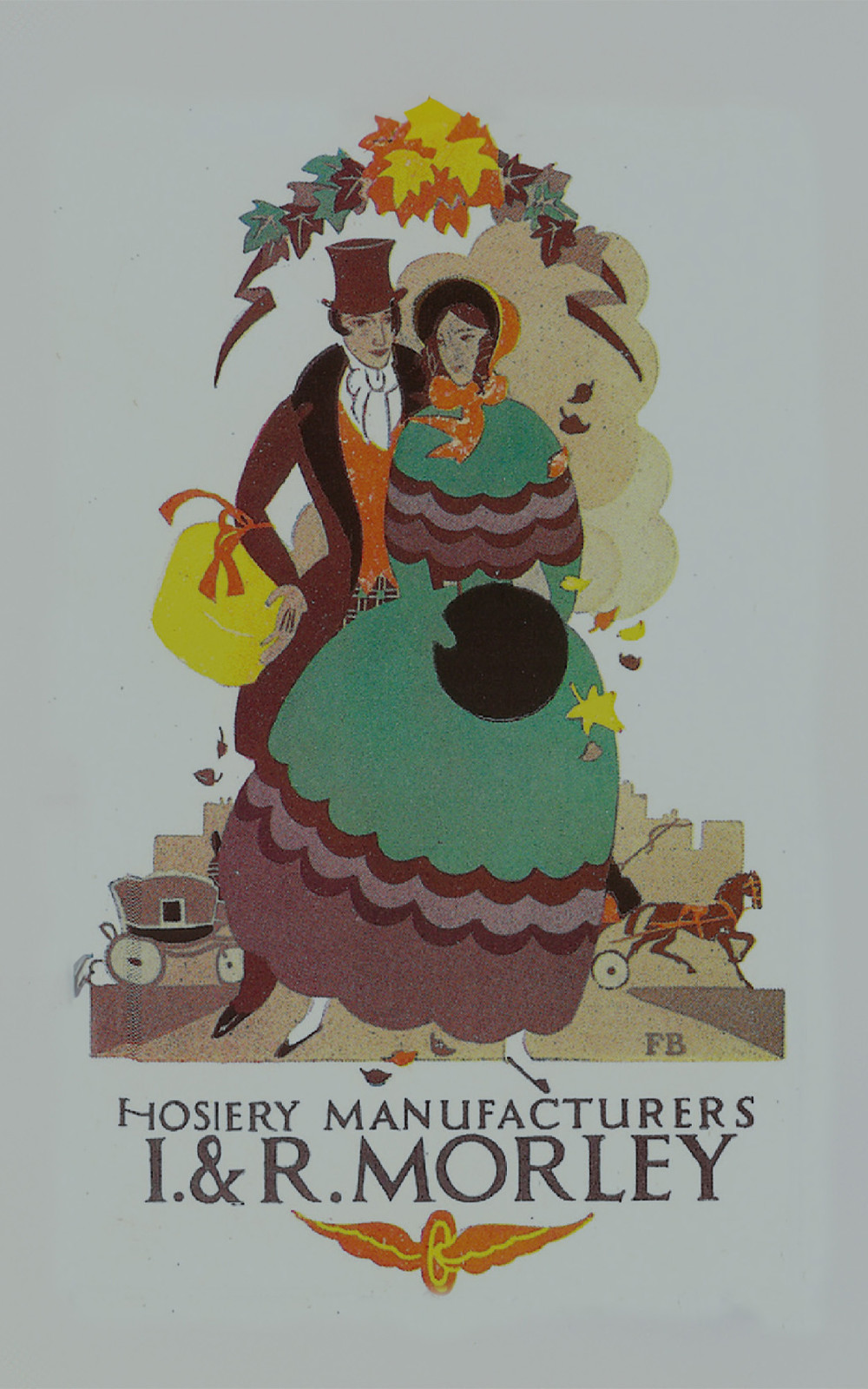 I & R Morley Hosiery Manufacturers booklet cover.