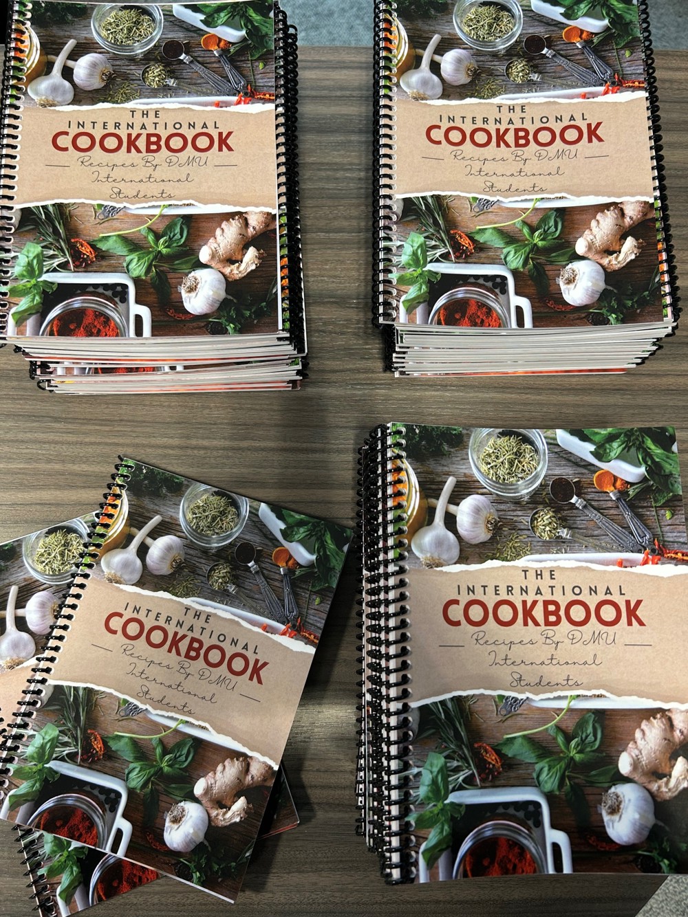 The International Cookbook produced by staff and students