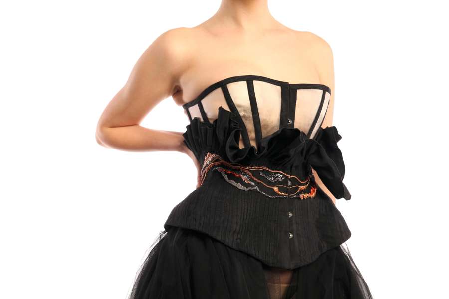 Contour Fashion student designs corset for British Olympic athlete