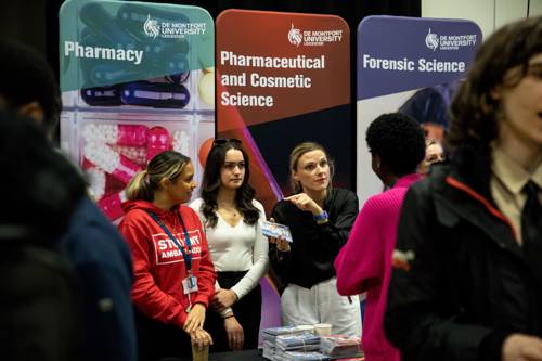 DMU students talk about the subjects they study at prospective students