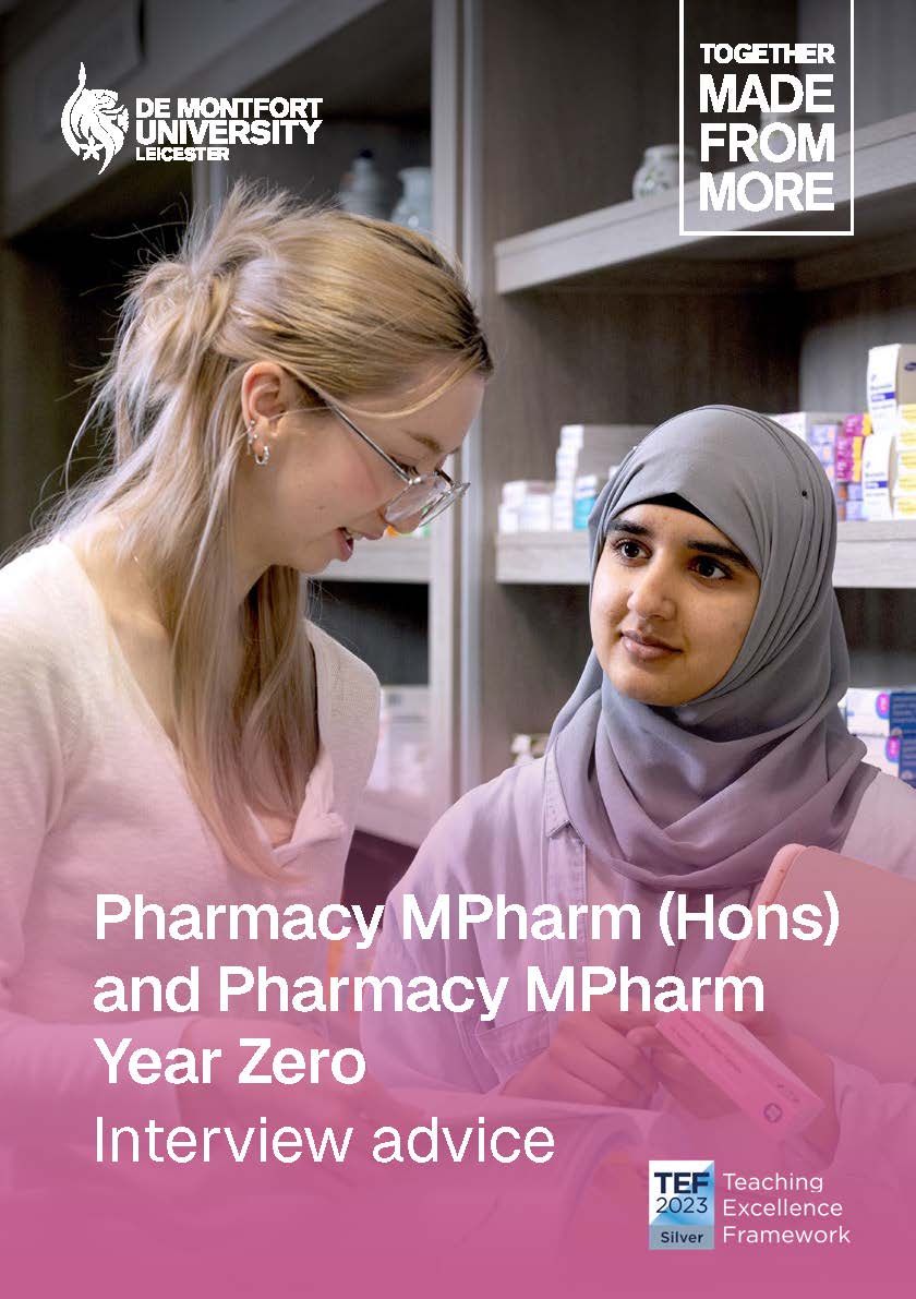 Pharmacy MPharm and MPharm Year Zero interview guide