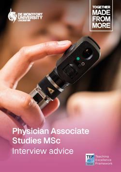 Physician Associate Studies MSc interview guide